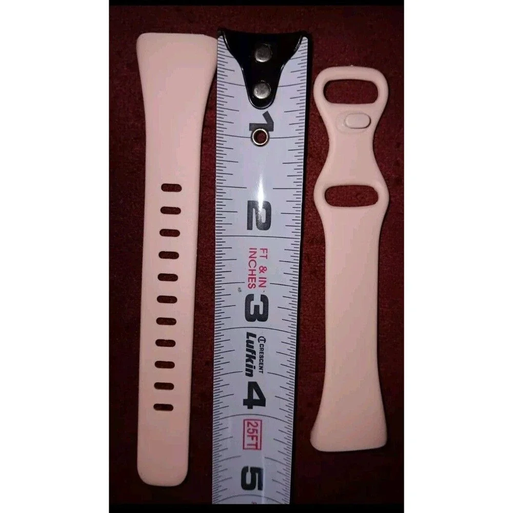 Charge Band New replacement Fitbit 5 Or 6 Slim Sport Light Pink Silicone